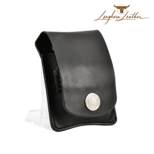 Custom leather Switch Gun pocket holster. Individually handcrafted at Longhorn Leather AZ