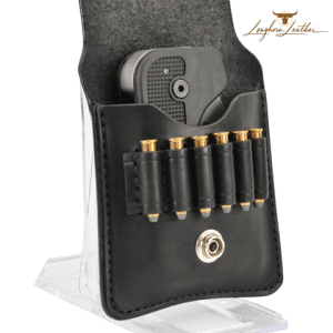 Custom leather Switch Gun pocket holster. Individually handcrafted at Longhorn Leather AZ 8