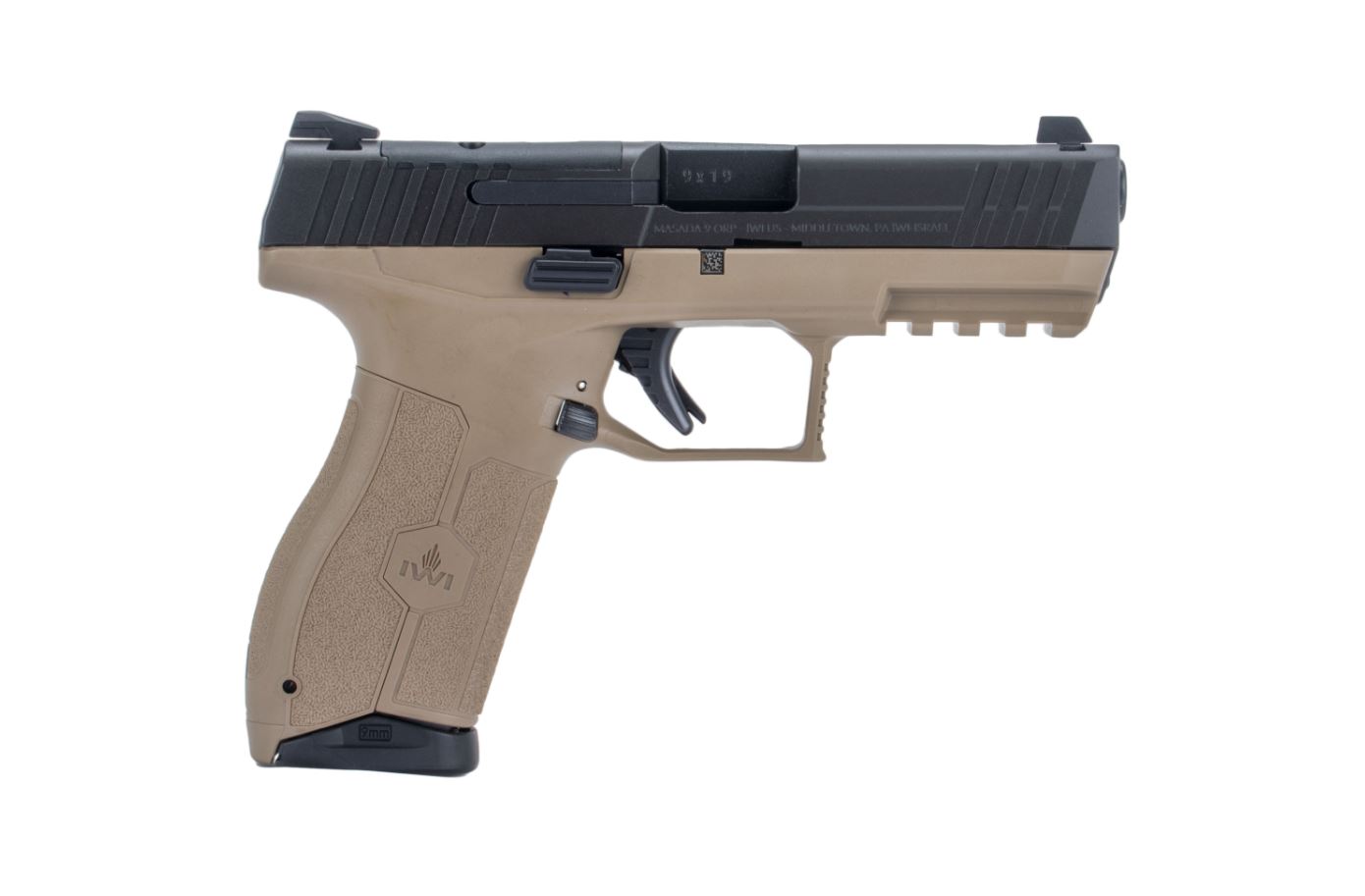 MASADA OR 9MM POLY 4" FDE 10+1 (2) 10RD MAGS | OPTICS READY