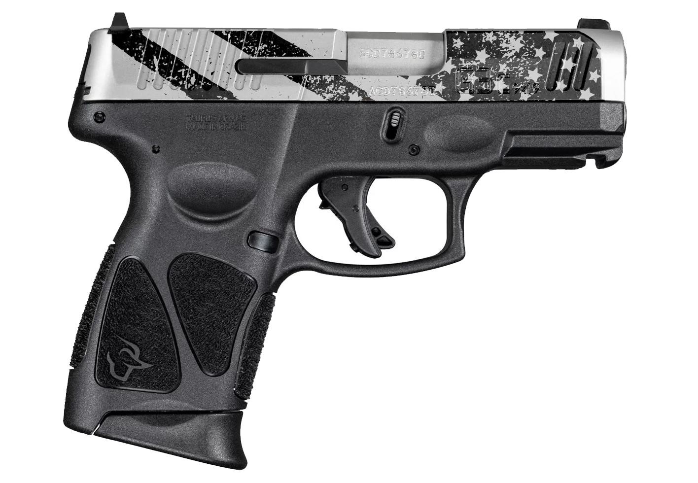 G3C 9MM BLK/SS FLAG 3.2" 12+1# 1-G3C939-US